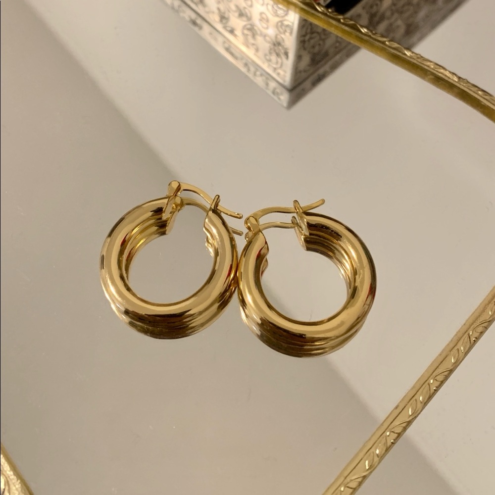 Small Gold Hoop Earrings